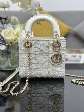 mini lady D*or bag 17x15x7cm