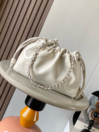 L0ew* medium flamenco purse in mellow nappa lambskin 30x10.5x20cm