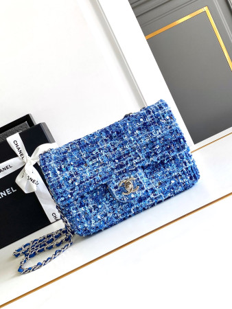 Ch*el mini cf  rose gold hardware 20x15x7cm