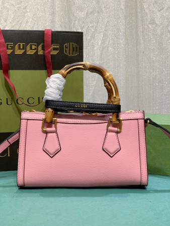 G*u*i diana small shoulder bag pink 25w x 16h x 9d cm