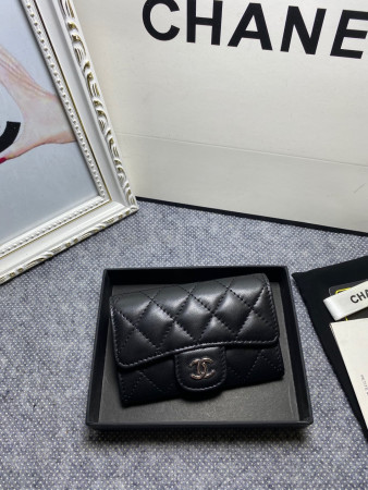 Ch*el card holder 11.3 x 7.5 x 2.5 cm