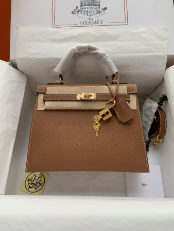 H**mes kelly 25 gold-tone hardware
