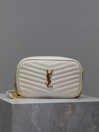 Y*L mini lou in quilted leather 7.5 x 4.1 x 2 inches