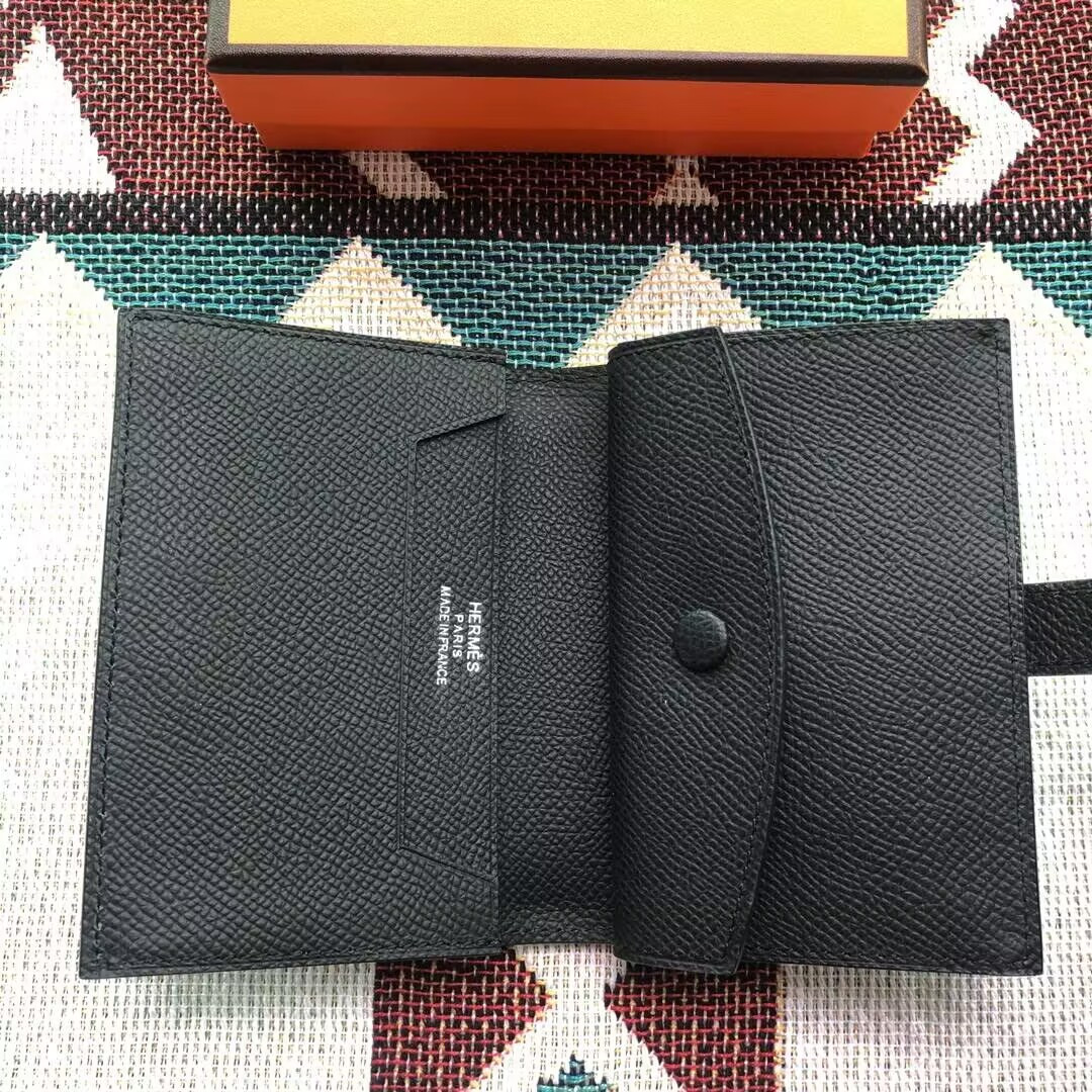 H**mes bearn wallet 11x8.5x2.5cm