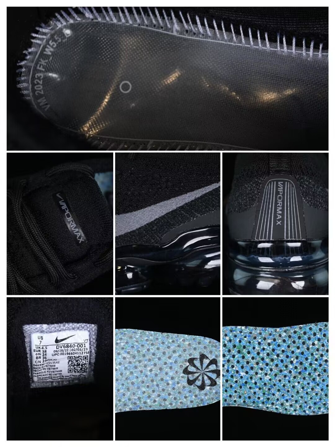 UA Nike Air VaporMax 2023 Flyknit Black Anthracite