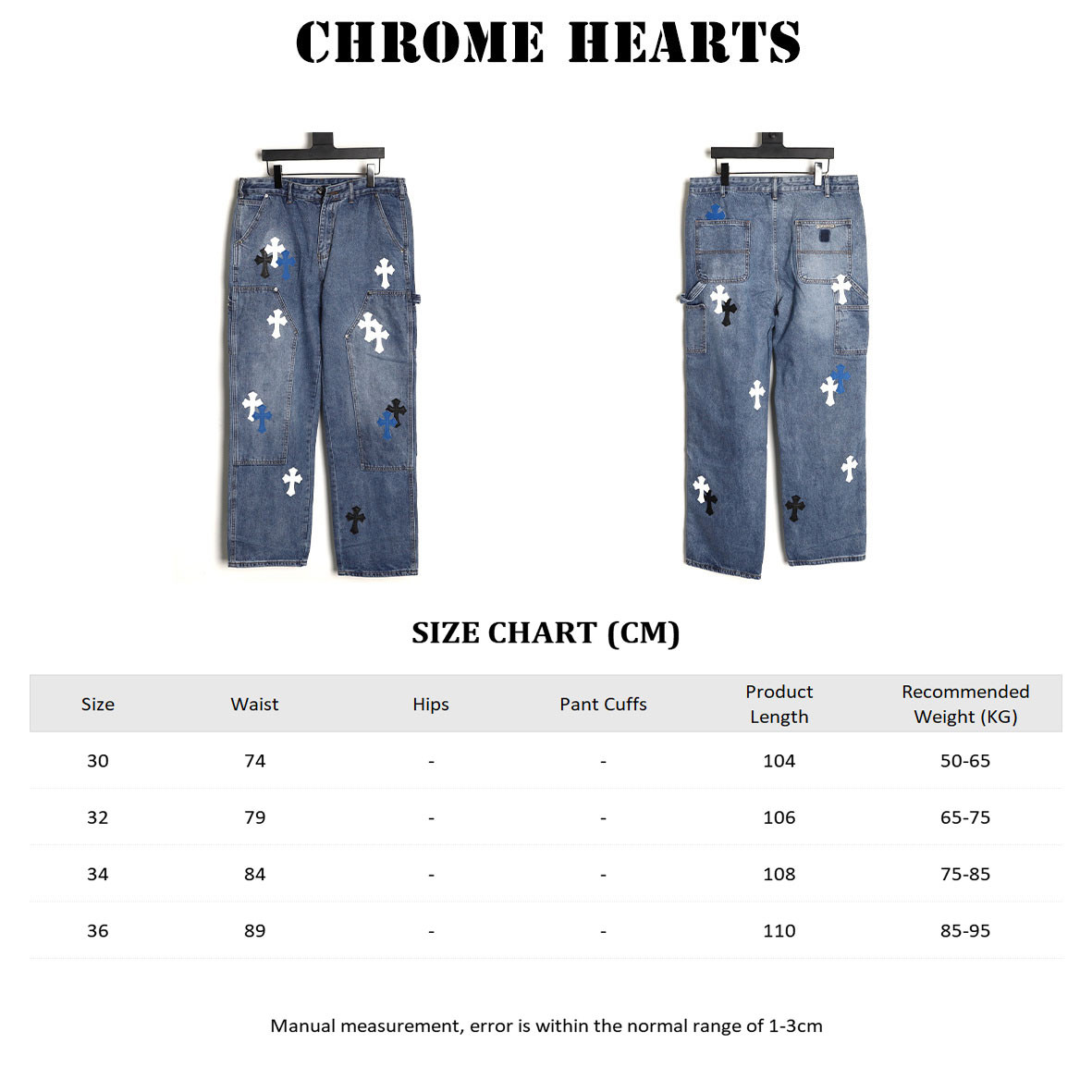 Ch**me He**ts jeans