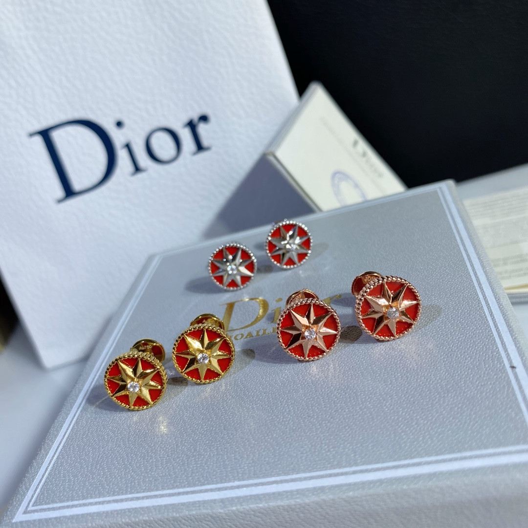 D*or compass stud earrings