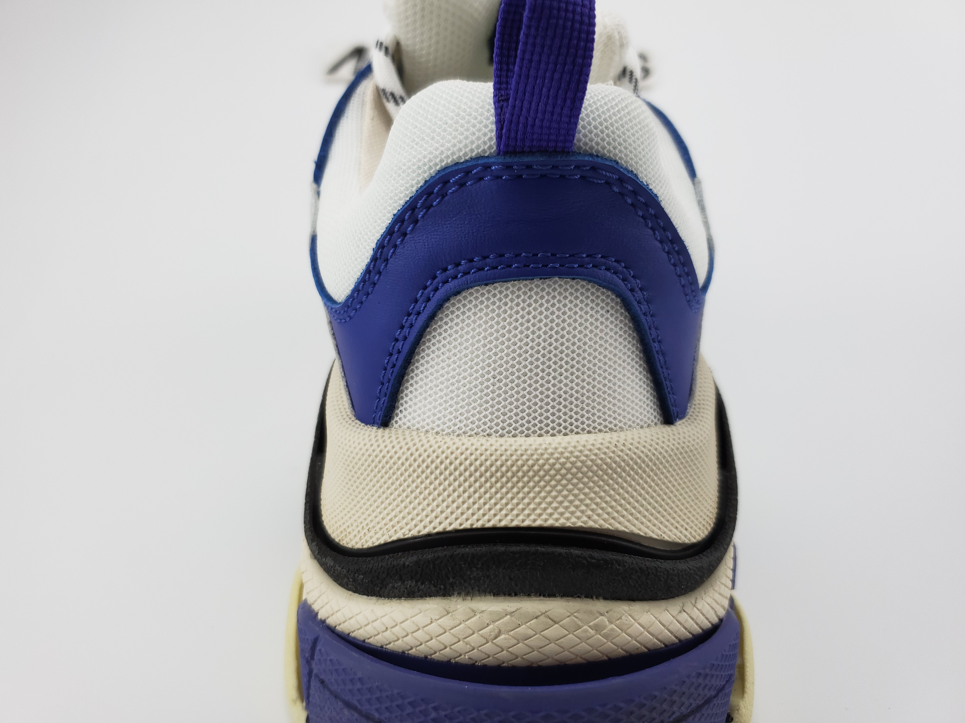 Balenciga Triple S Blanc/Bleu-Violet