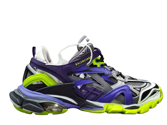 Balenciga Track 2 Trainer Purple Green