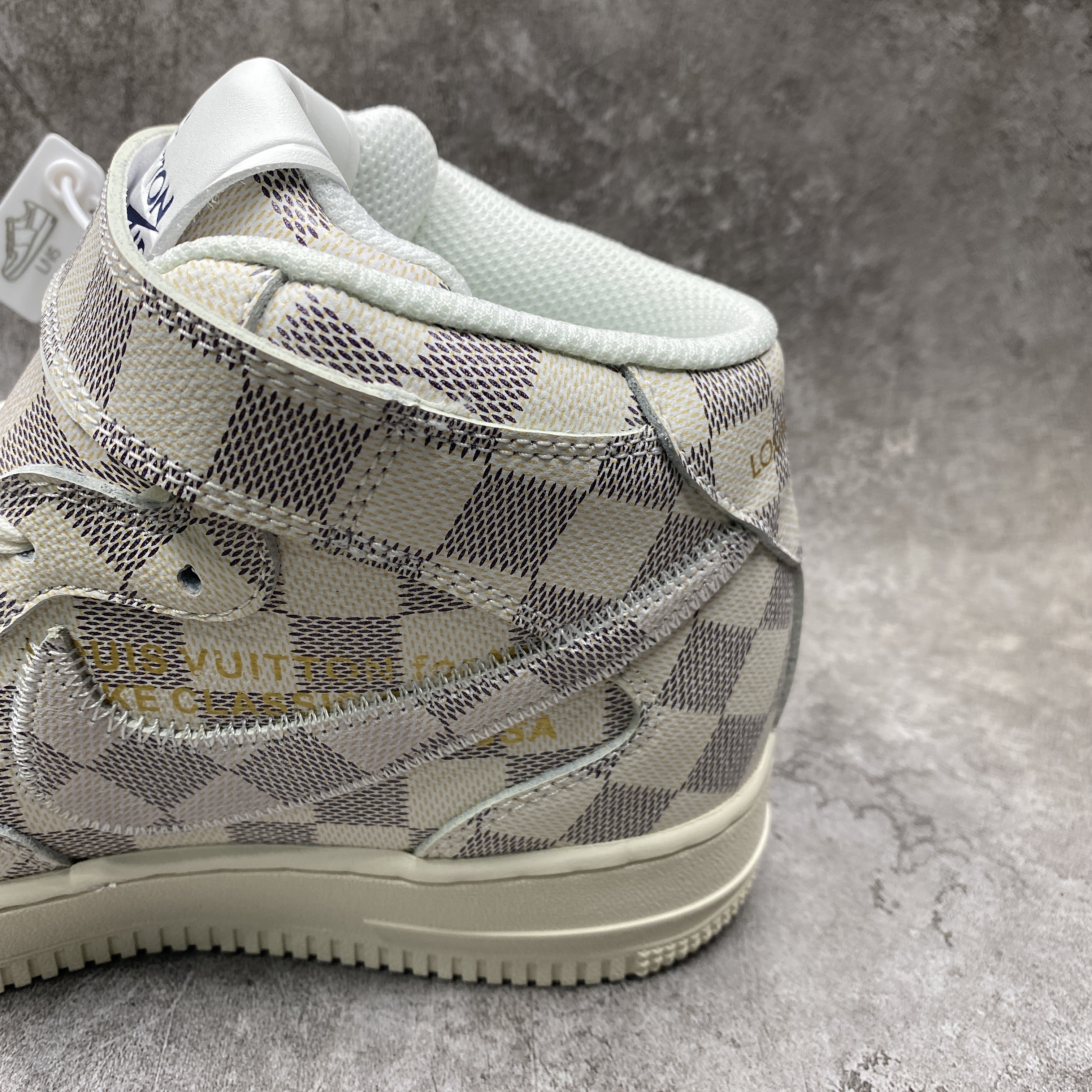 1v x nike air force 1 mid by virgil abloh Gr*ffiti