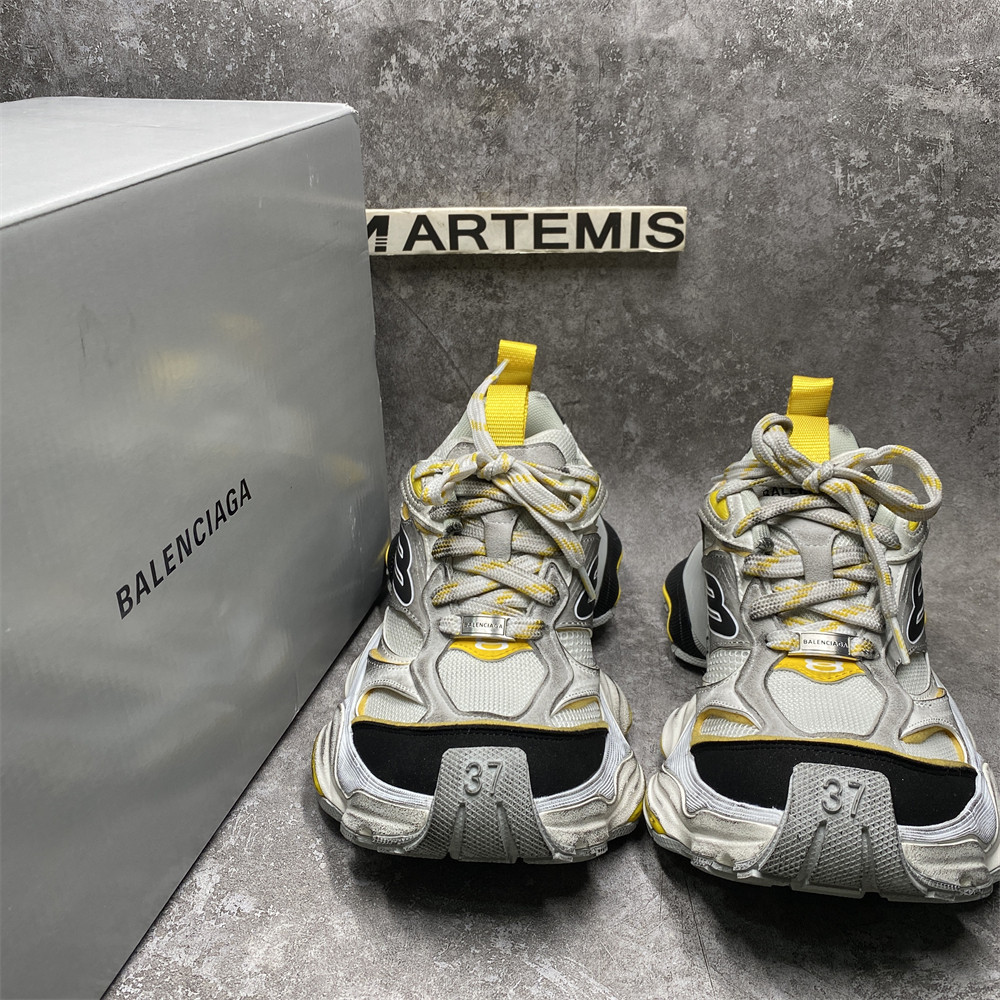 Balenciga Cargo Sneaker Grey Black Yellow