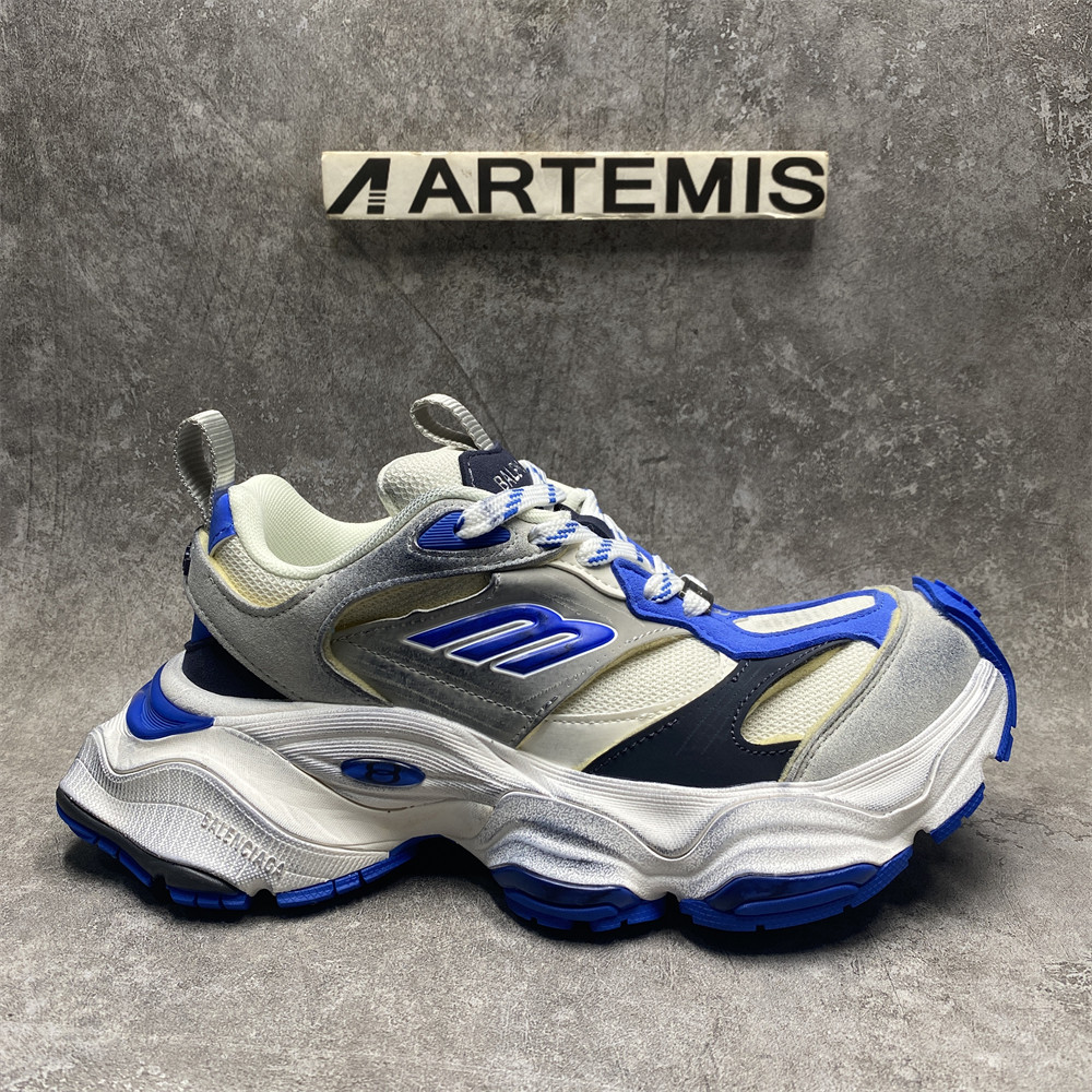 Balenciga Cargo White Grey Blue