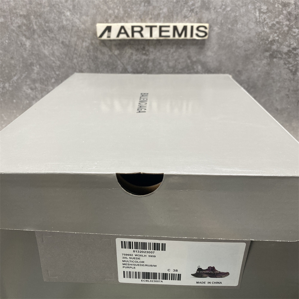 Balenciga 3XL Suede Purple