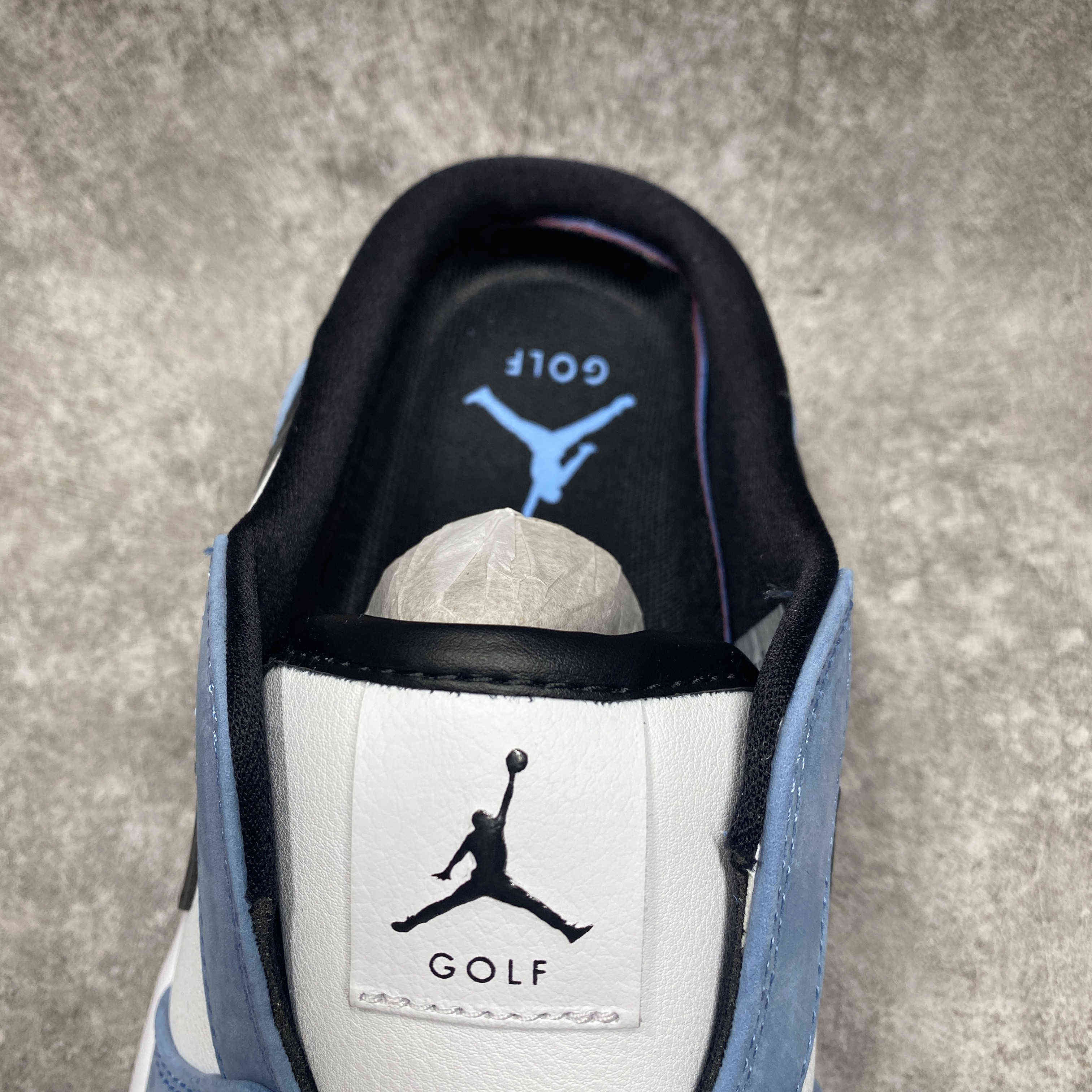 UA AIR JORDAN MULE GOLF UNIVERSITY BLUE NOW AVAILABLE