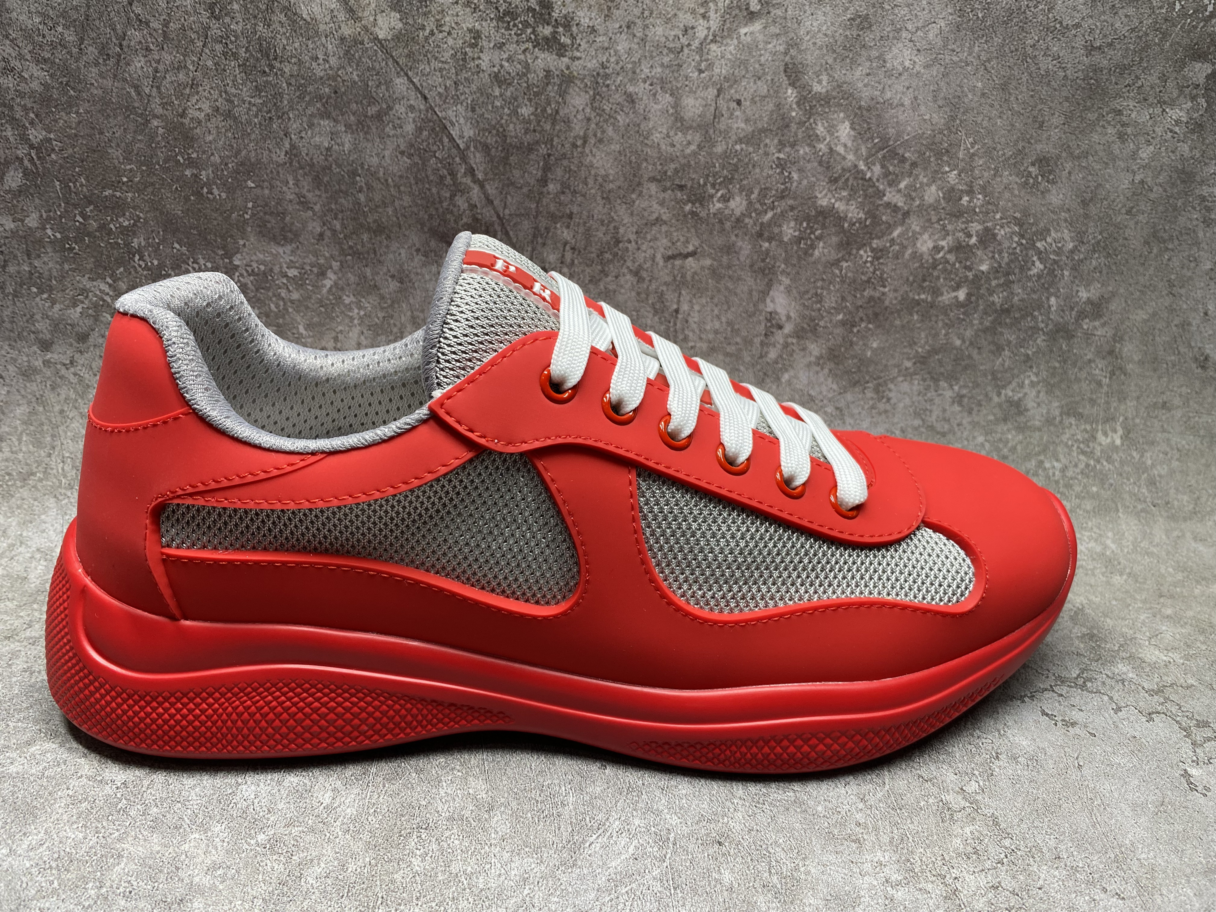 ua Pra*a america's cup soft rubber and bike fabric sneakers