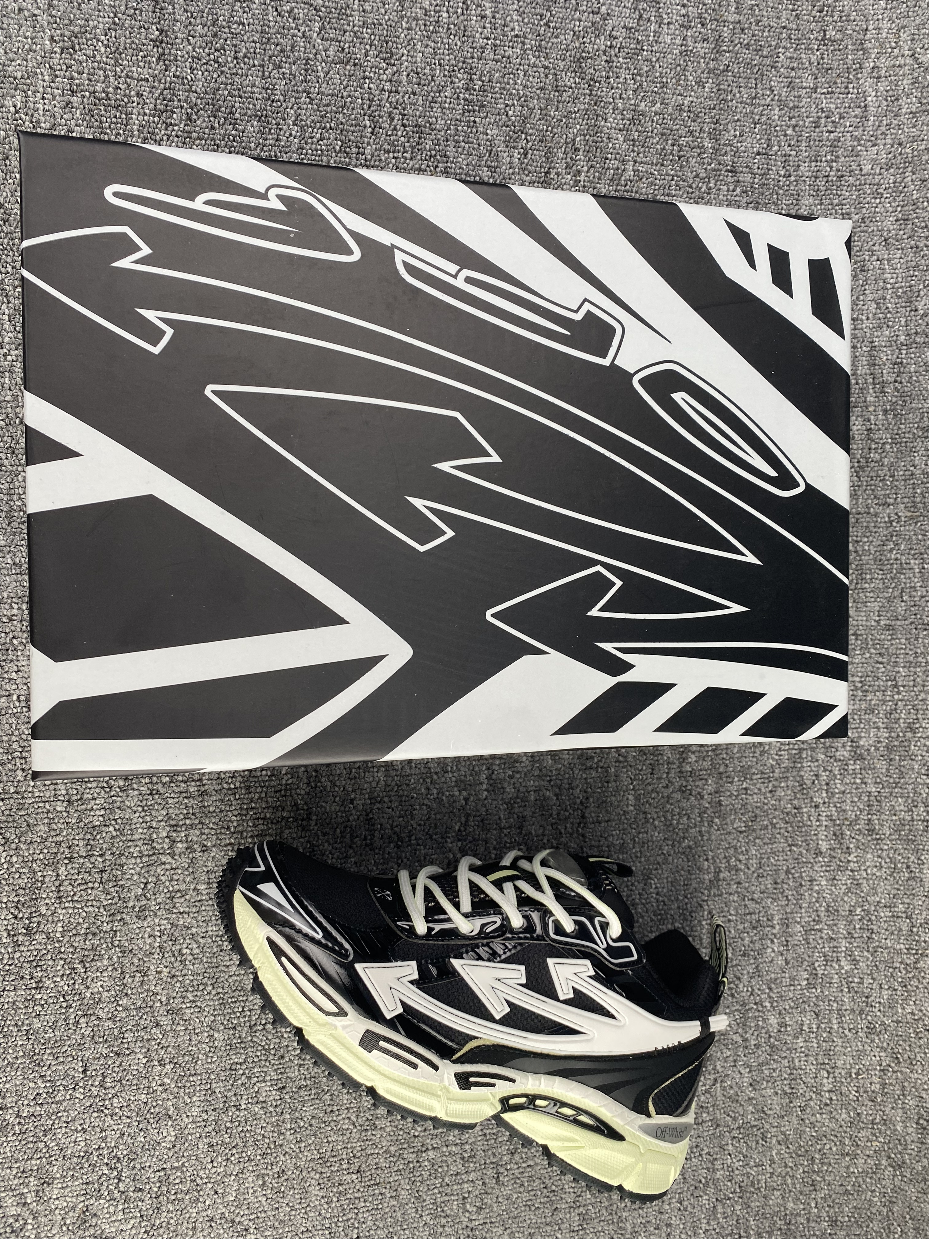 UA Off-White "BE RIGHT BACK"