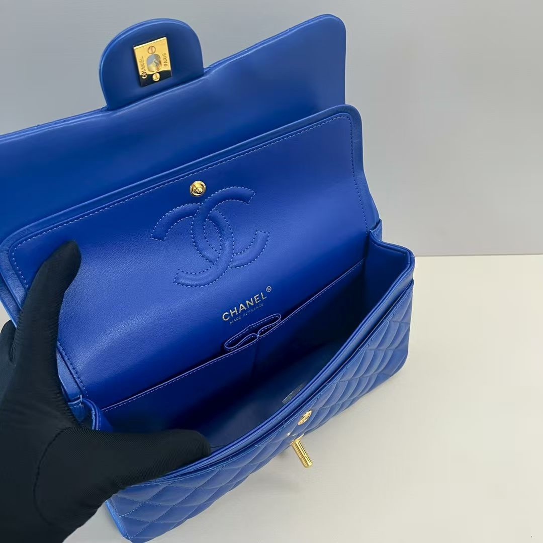 Ch*el classic flap bag 15x25.5x6cm