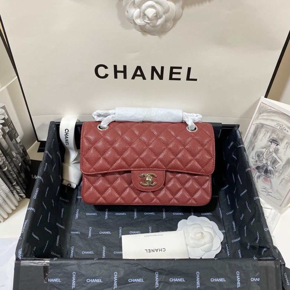 Ch*el small classic handbag 14.5×23×6cm