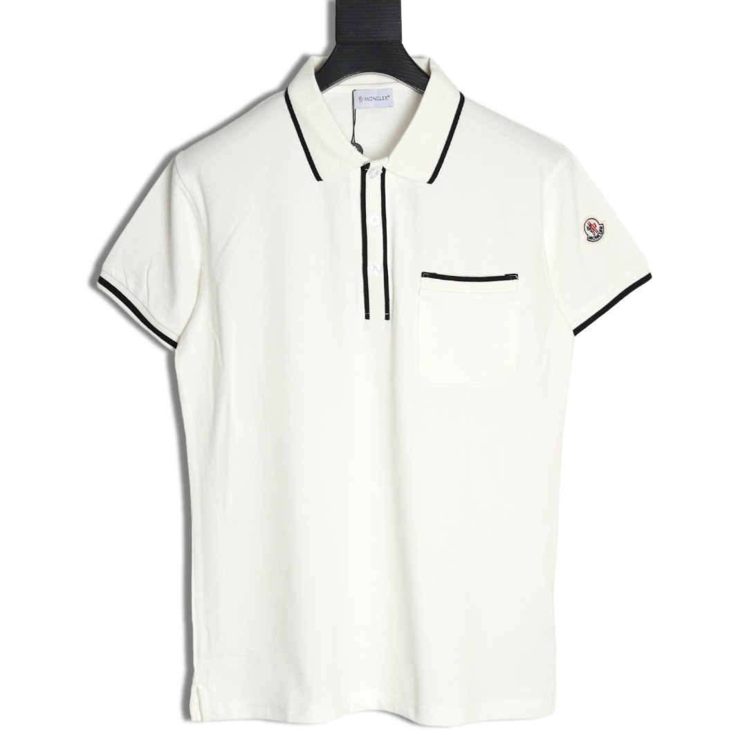 M0nc1er 25ss short-sleeved polo shirt
