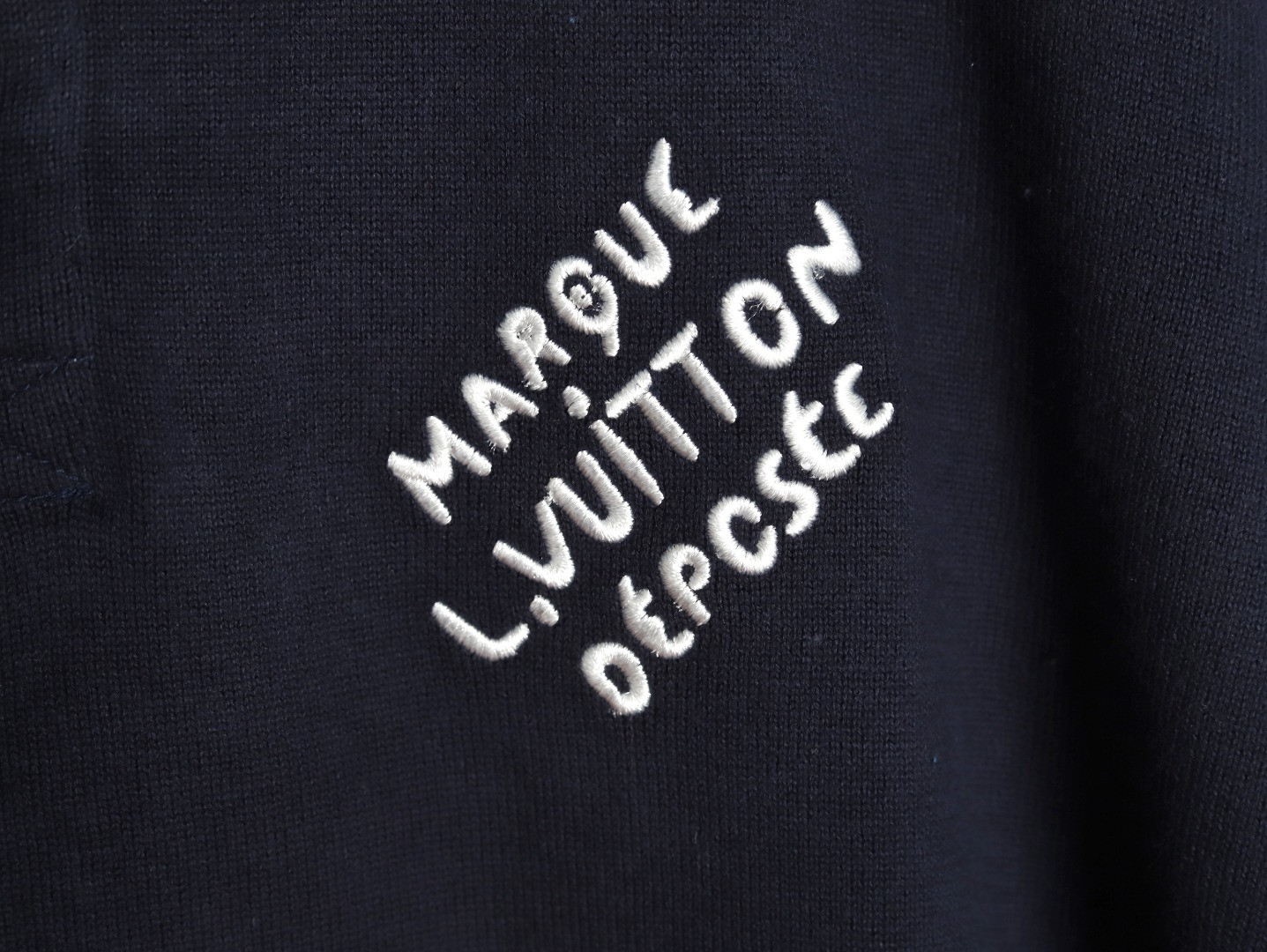 l0*is V*t0n lv 24ss short-sleeved polo shirt