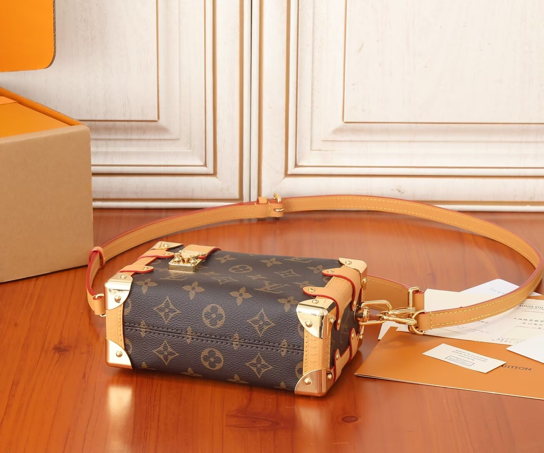 LV Side Trunk PM M46815 7.1 x 4.9 x 3.1 inches
