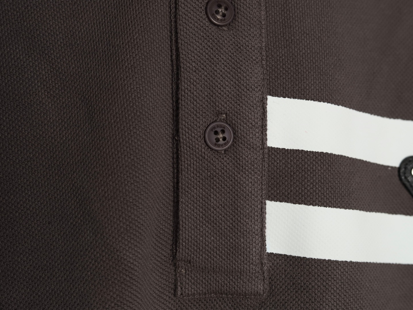 Pra*a short-sleeved polo shirt