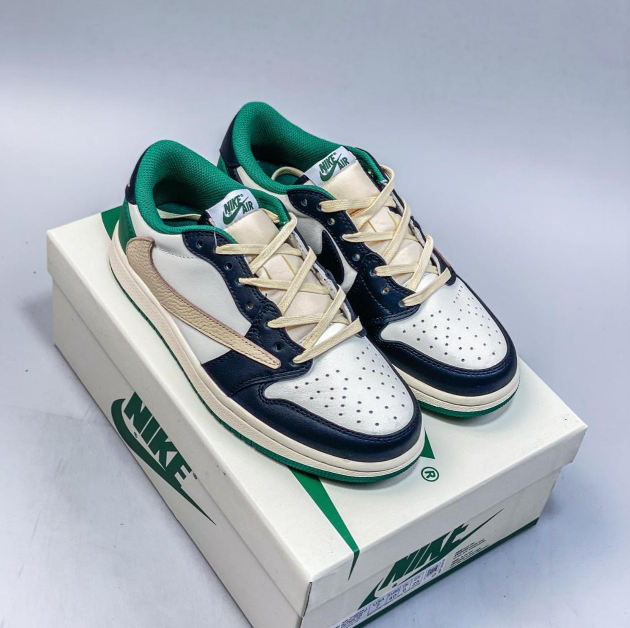 UA Air Jordan 1 Low Travis Scott Green Black