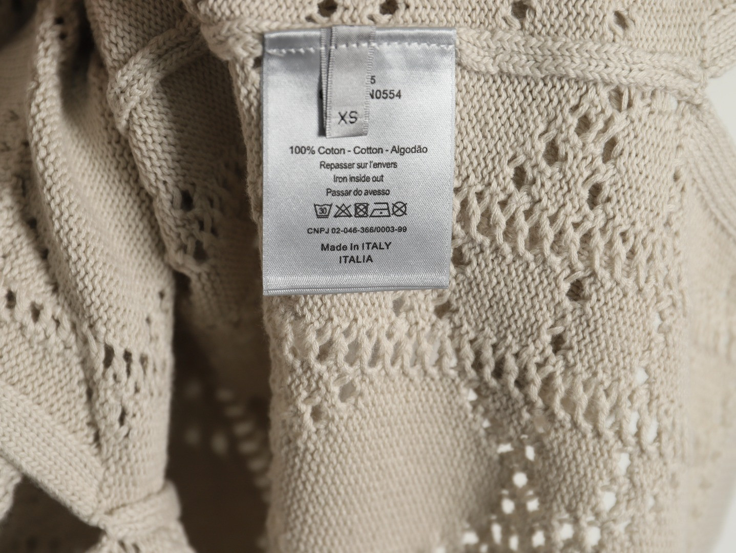 D*or 24ss knitting short-sleeved