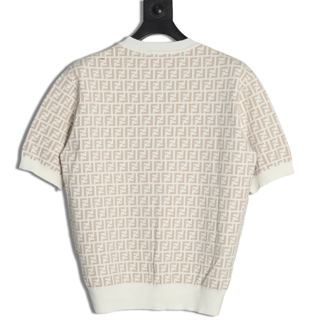 F**di fd knitting short-sleeved
