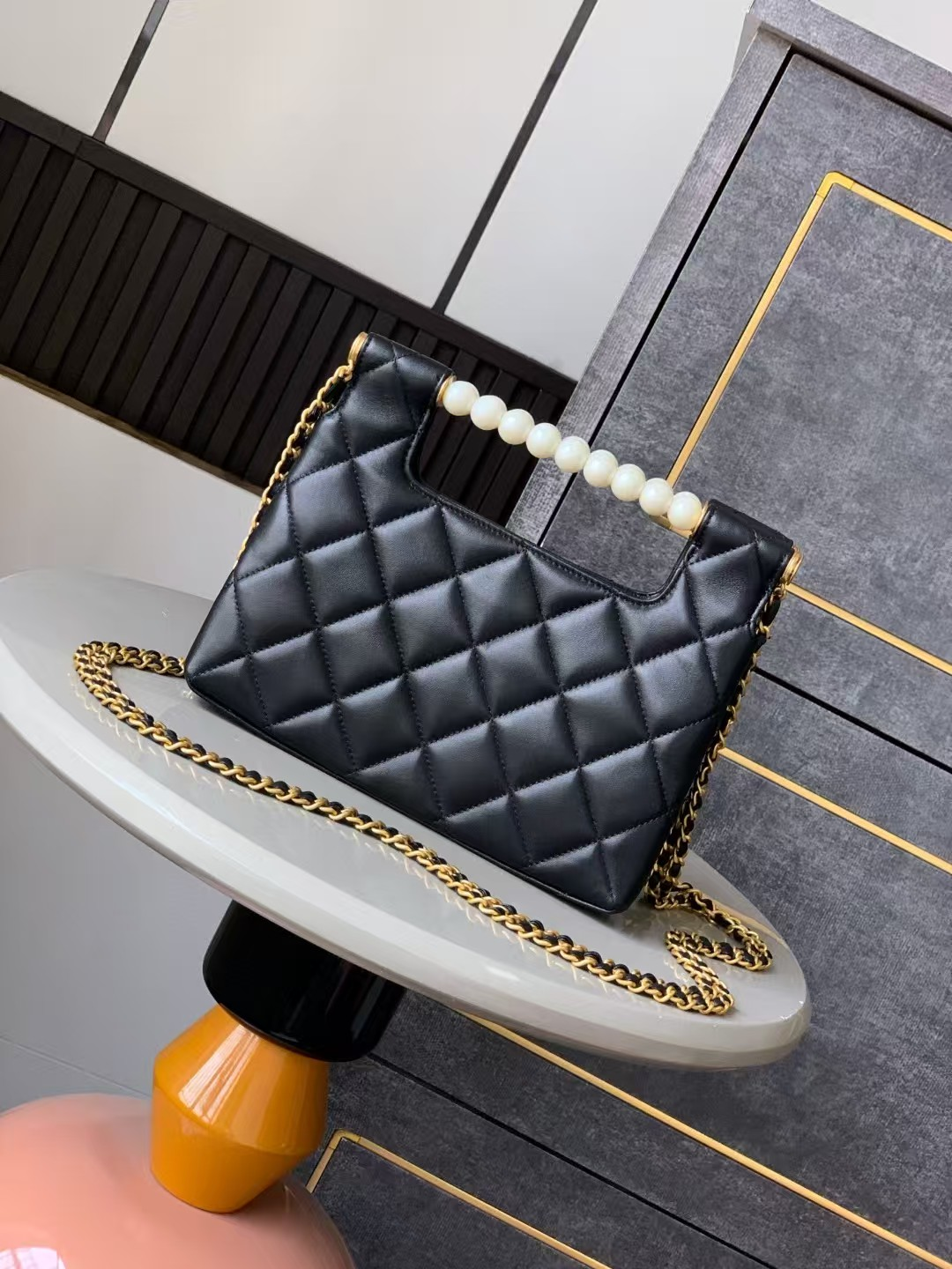 Ch*el small shopping bag as5413 17x22x8cm