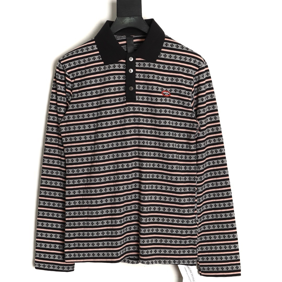 Ch**me He**ts 25fw polo shirt