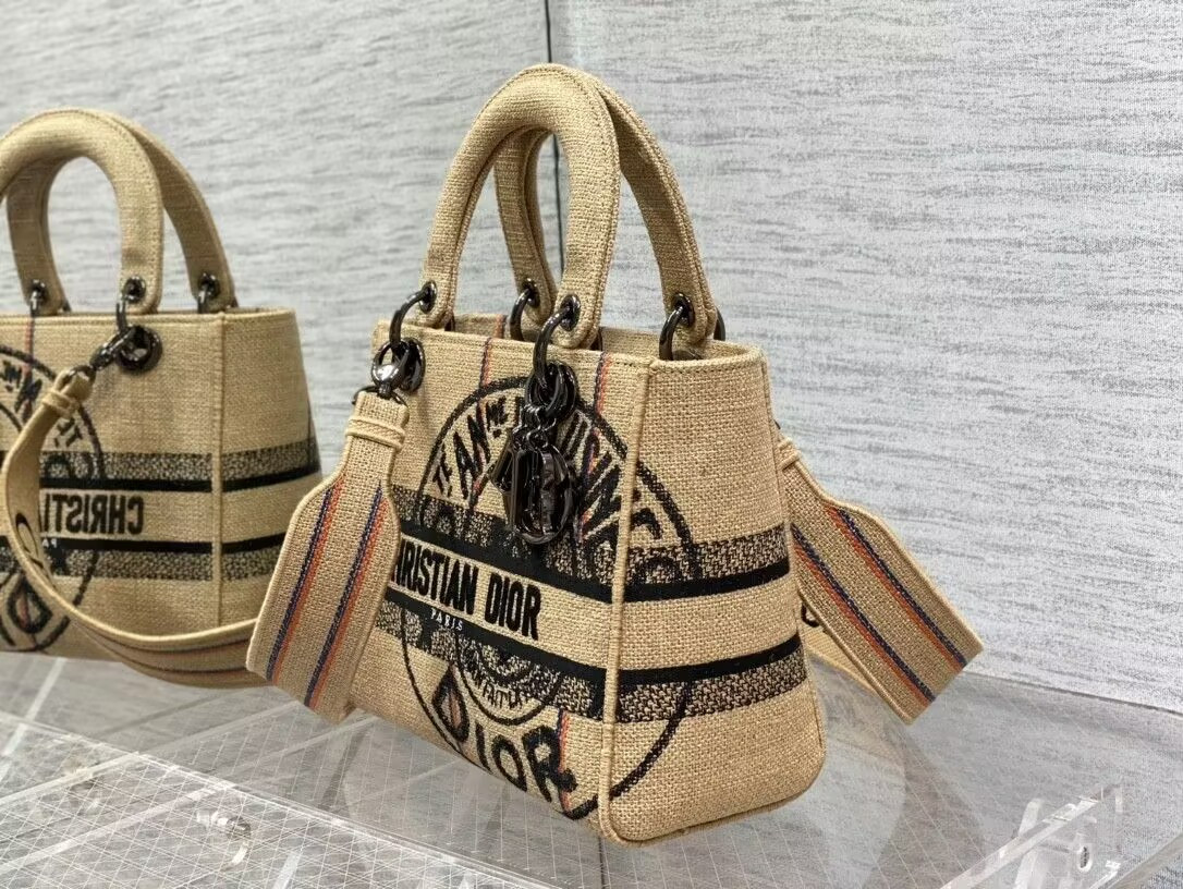 D*or medium lady d-lite bag 24x20x11cm
