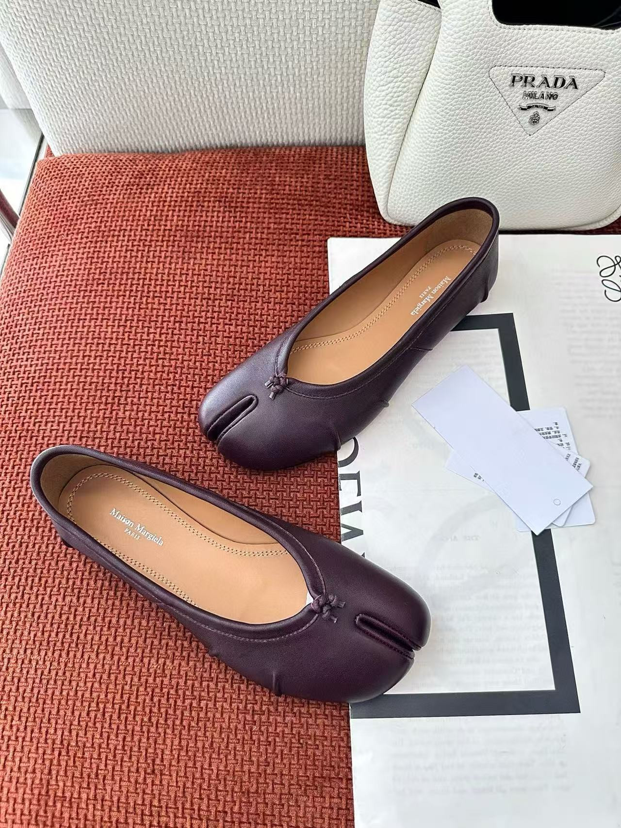 ua ma*s*n Ma*i*la tabi leather ballet flats