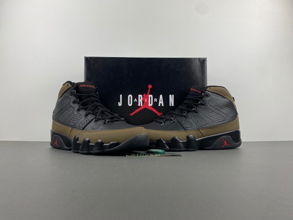 UA Jordan 9 Retro Olive