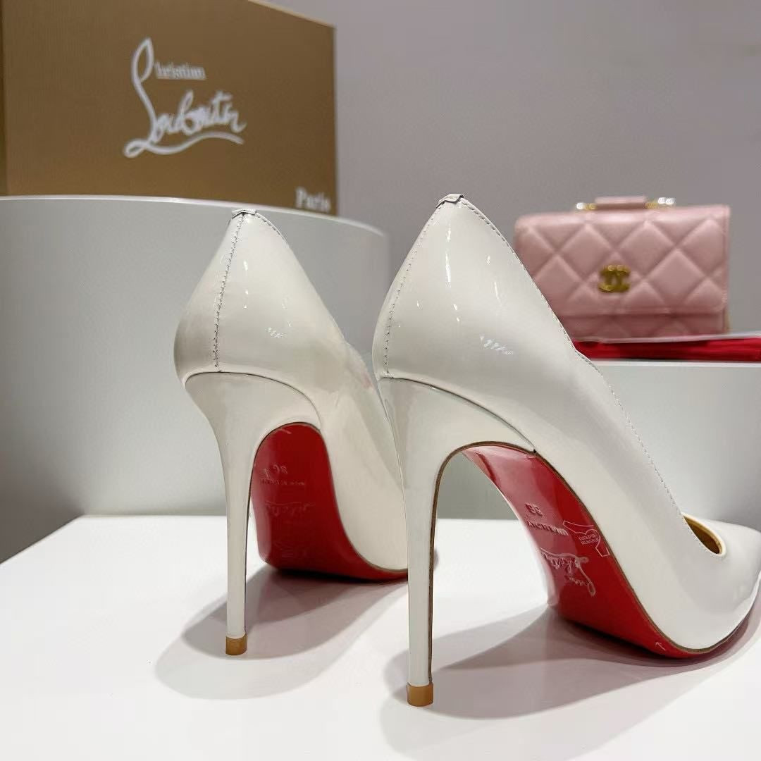 ua ch**an louboutin hot chick 10cm heel(cusT0mized about 10 days production time)