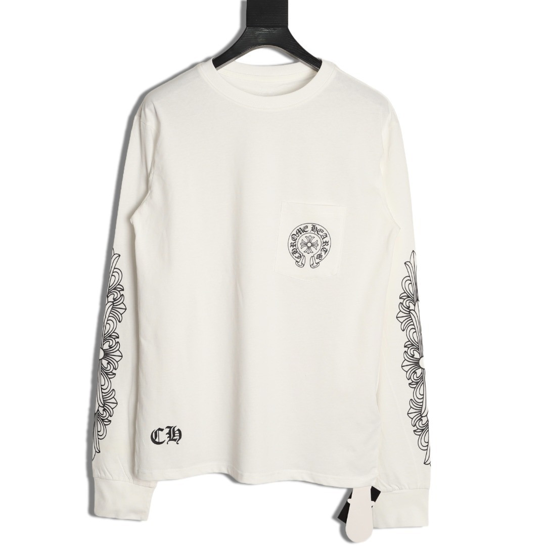 Ch**me He**ts 25fw long-sleeved t-shirt
