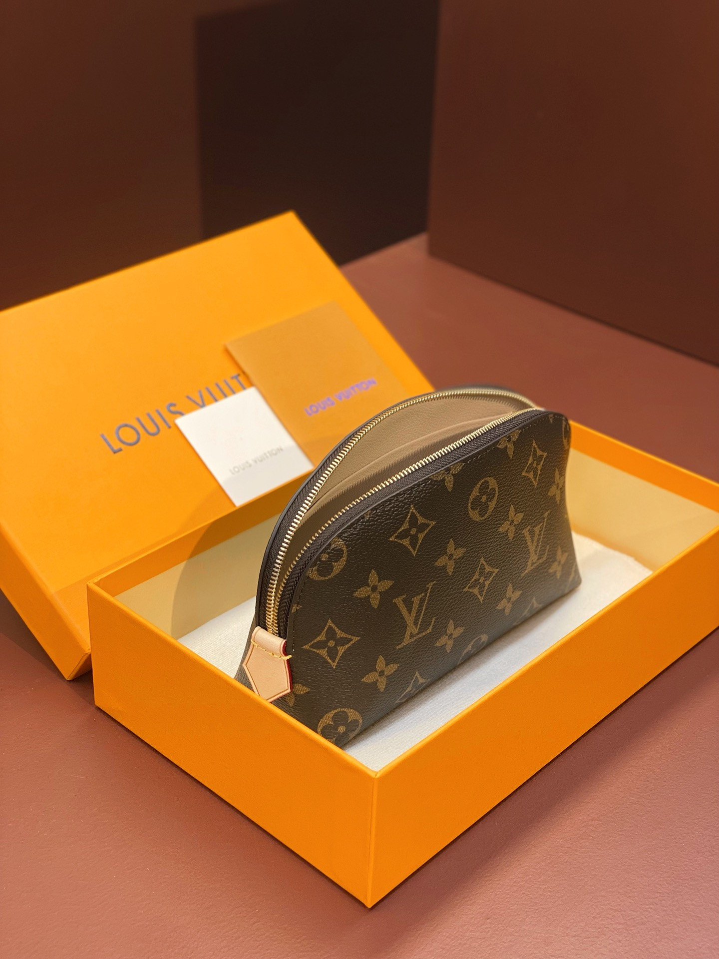 LV Cosmetic Pouch M47515 19.0x 12.0x 6.0 cm