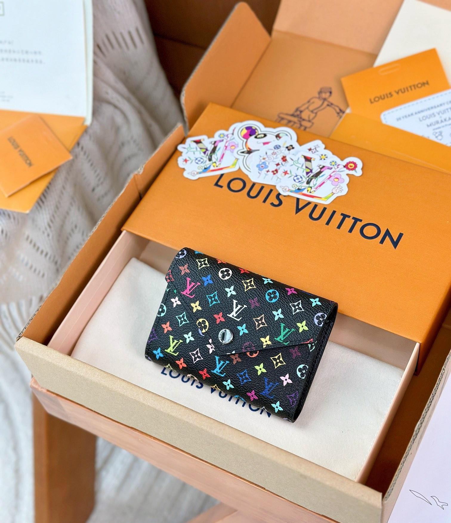 LV x TM Victorine Wallet M14163 12x9.5x2.5cm