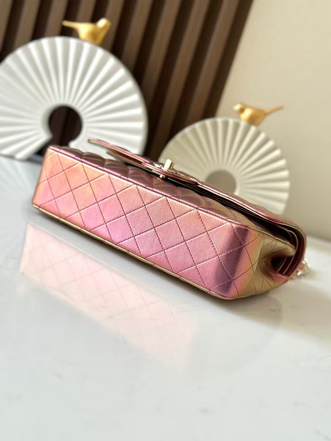 Ch*el classic flap handbag cf 25.5x15x6cm