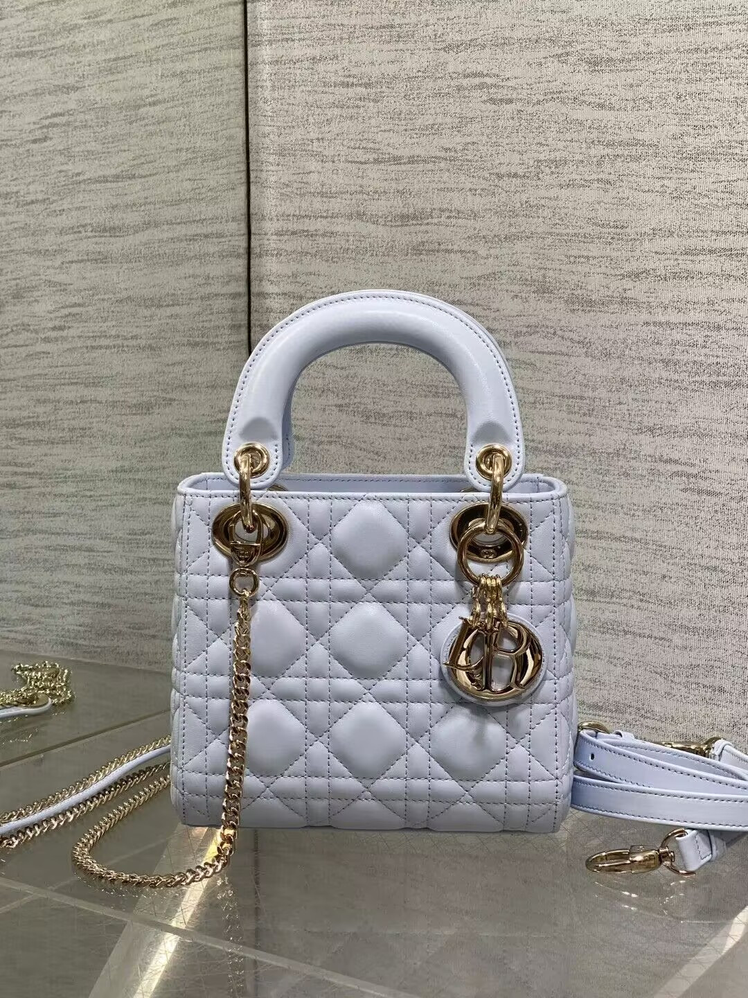 mini lady D*or bag 17 x 15 x 7 cm