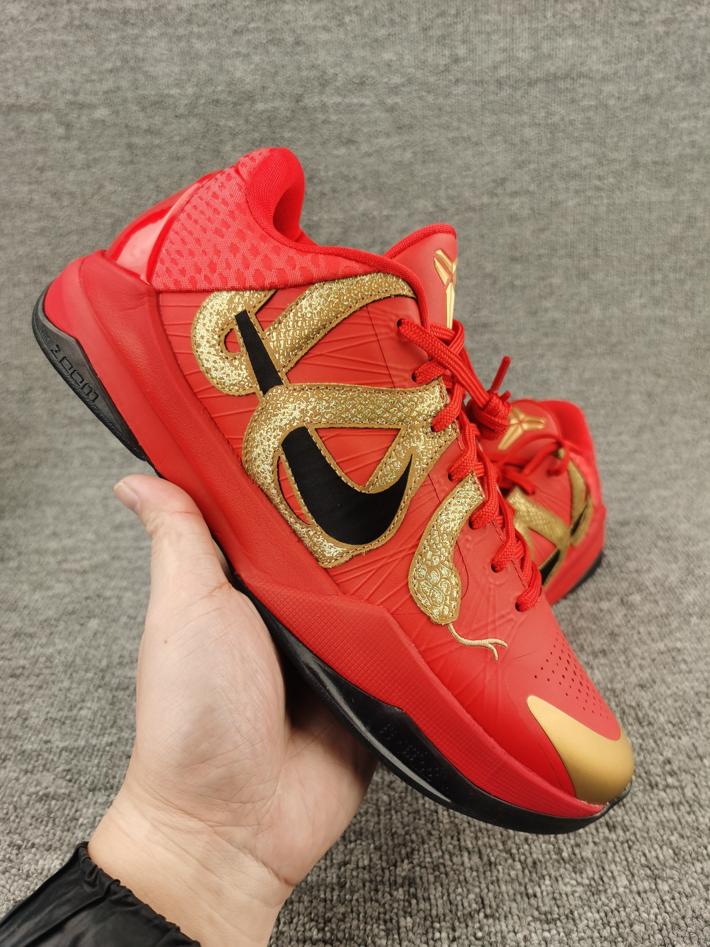 UA Nike Kobe 5 Protro Year of the Mamba University Red