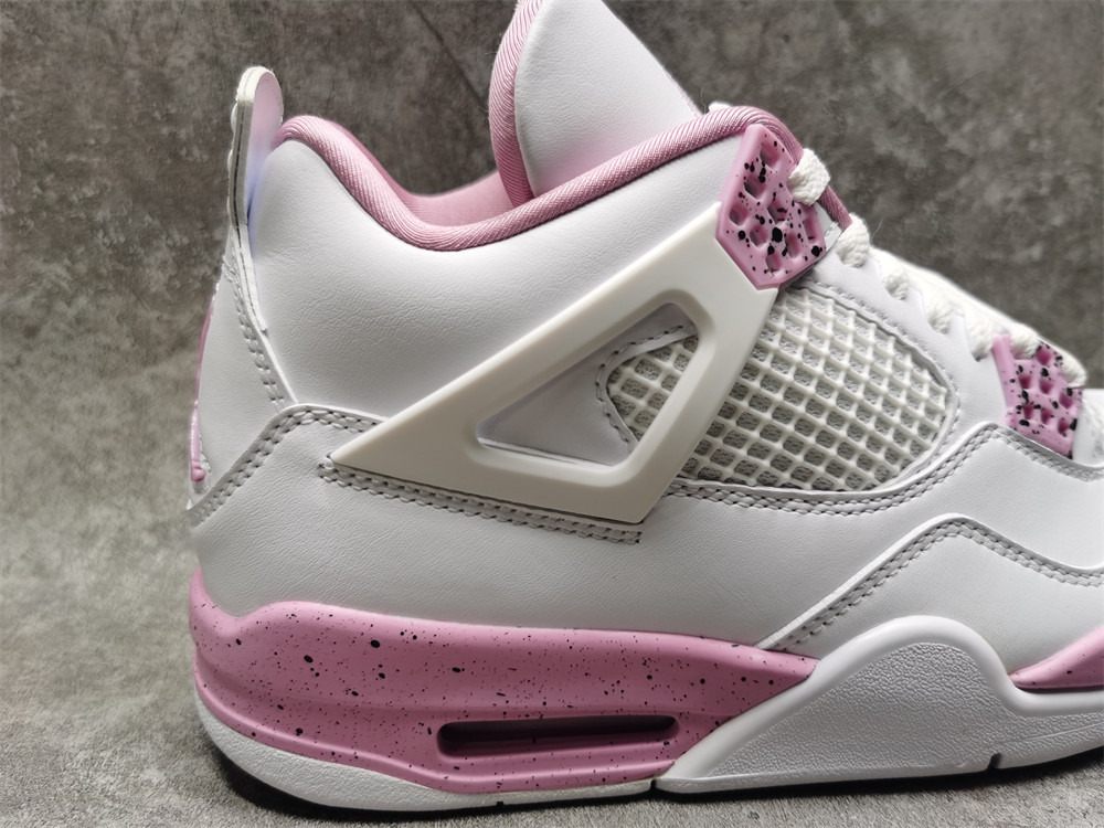 UA Air Jordan 4 Retro White Pink