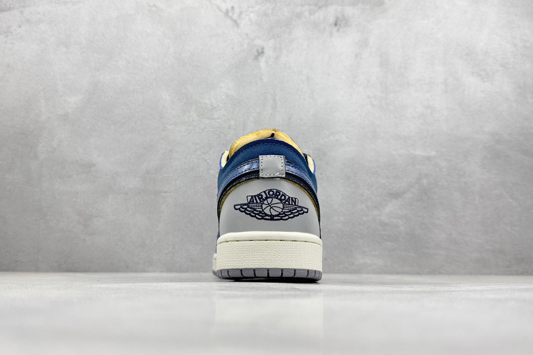 Jordan 1 Low SE CraftObsidian French Blue Ashen Slate White