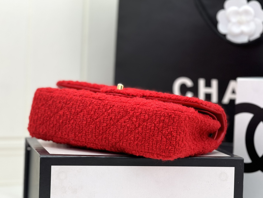 Ch*el mini classic 11.12 handbag 25 15.5 × 25.5 × 6.5 cm