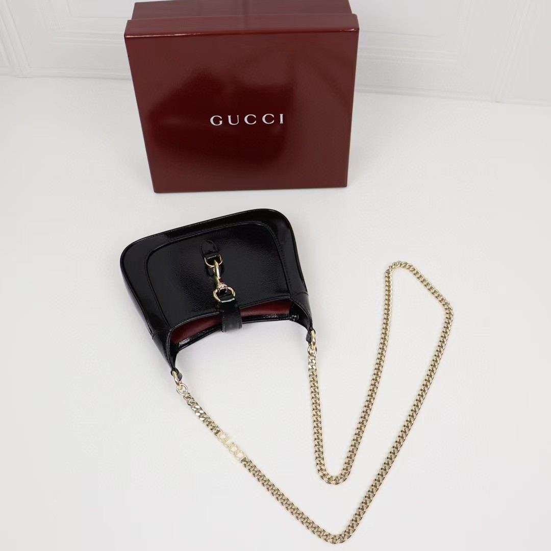 G*u*i jackie notte mini bag 7.7"w x 7.1"h x 1.4"d