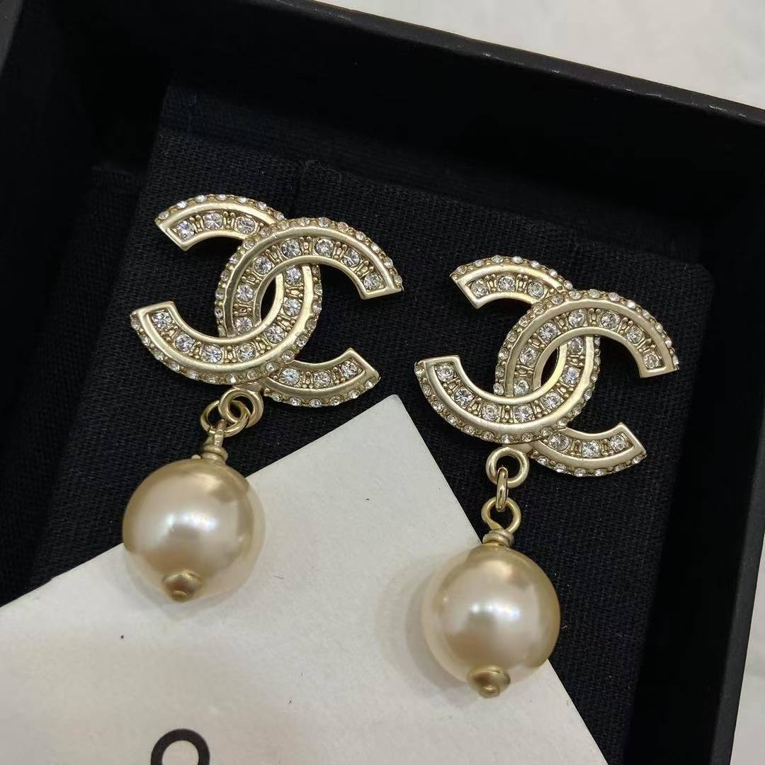 Ch*el earrings