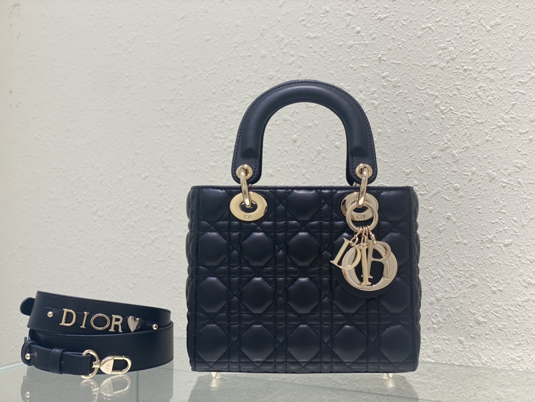 small lady D*or my abcD*or bag 8 x 6.5 x 3 inches