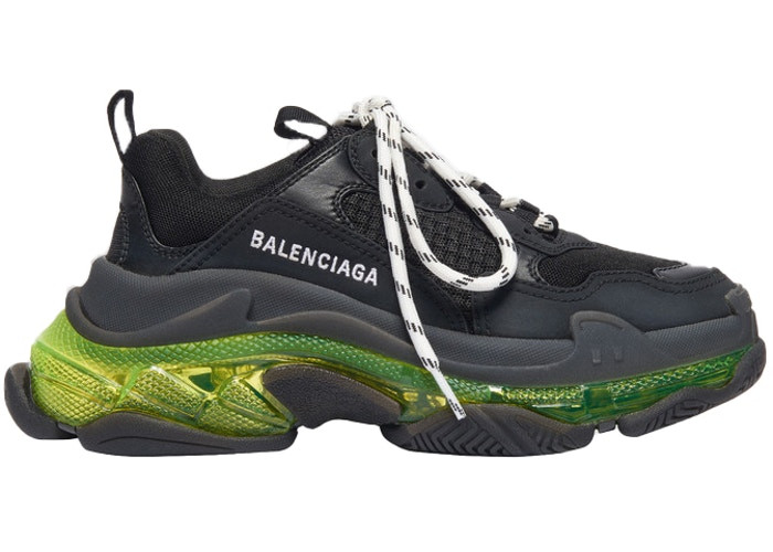 Balenciga Triple S Black Yellow Fluo