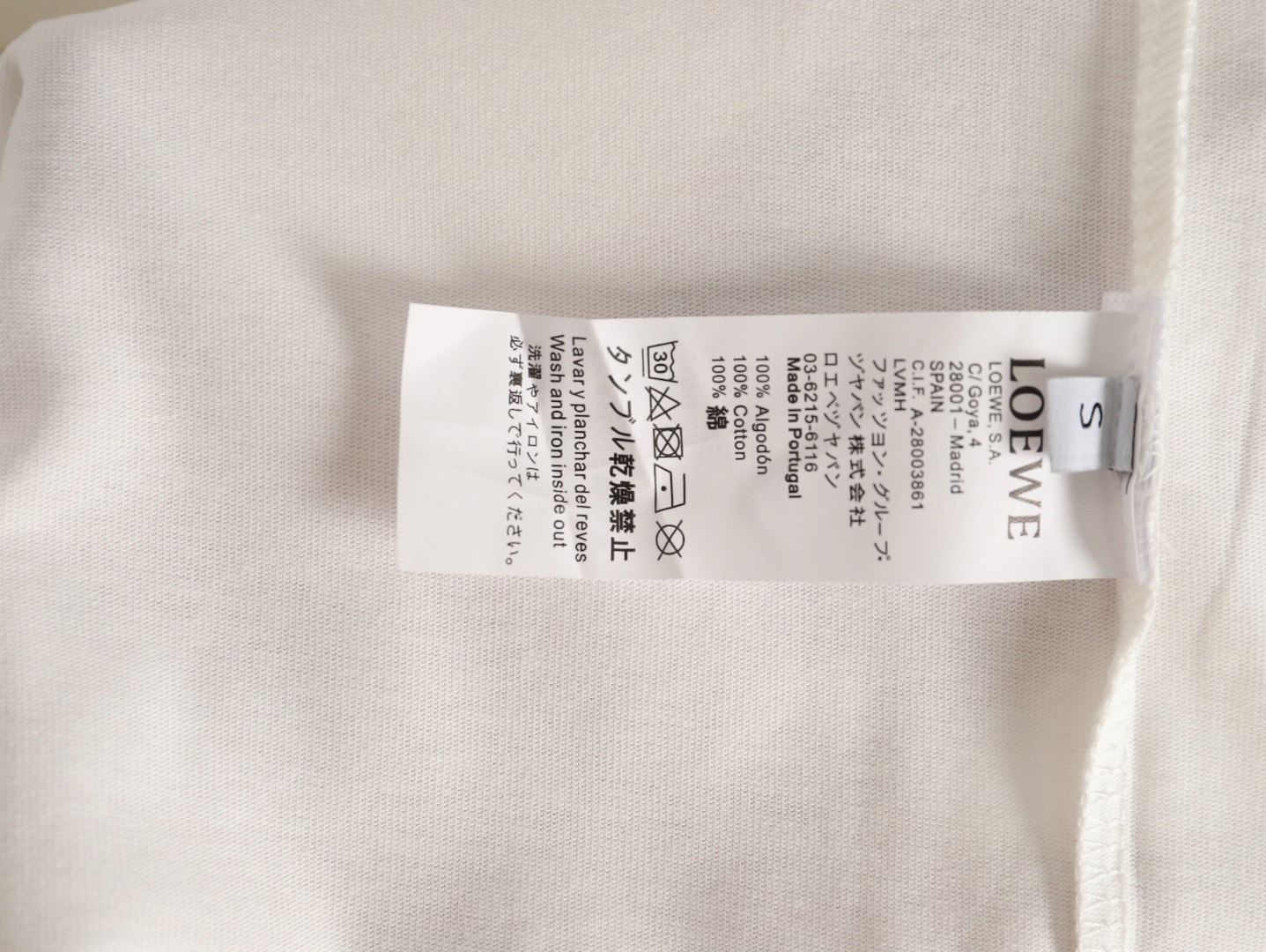 L0ew* x on 25ss short-sleeved t-shirt