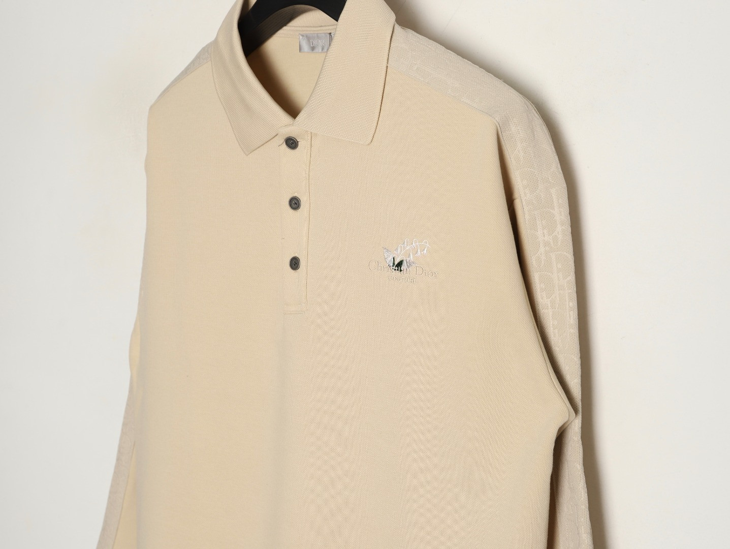 D*or long-sleeved polo shirt